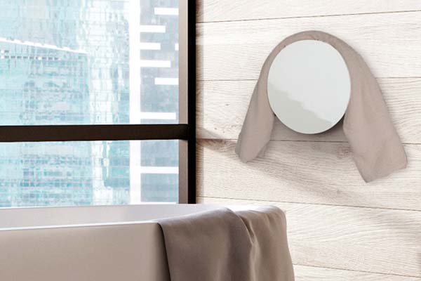 Termoarredi - Modello Cuzco - L'igiene in bagno parte dal termoarredo. 3 Scaldasalviette elettrico Cuzco HOM vista frontale design italiano