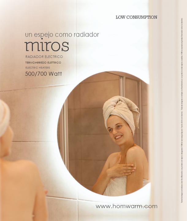 Calentador de toallas eléctrico - Radiador eléctrico REGALATE MIMOS CALIDOS. Personaliza tu radiador toallero HOM 6 BScaldasalviette Hom Radiatori Design