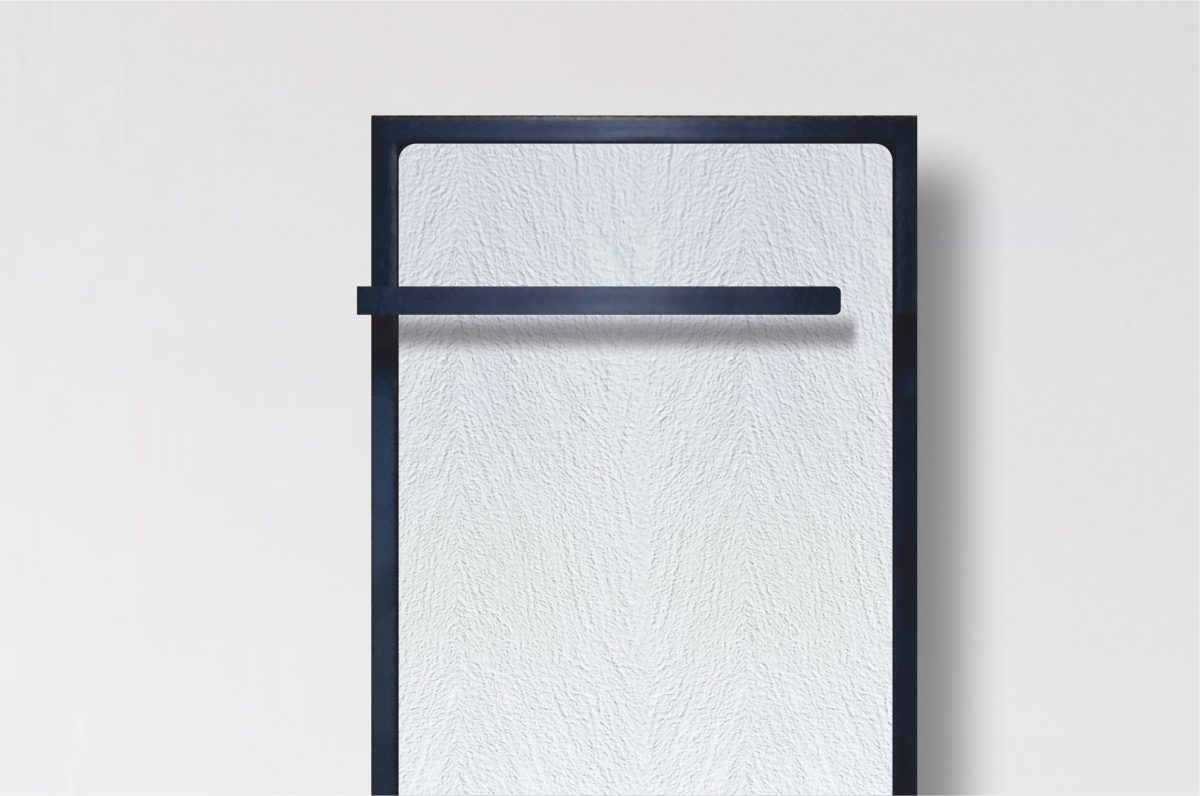 Close-up of a HOM ceramic radiator texture