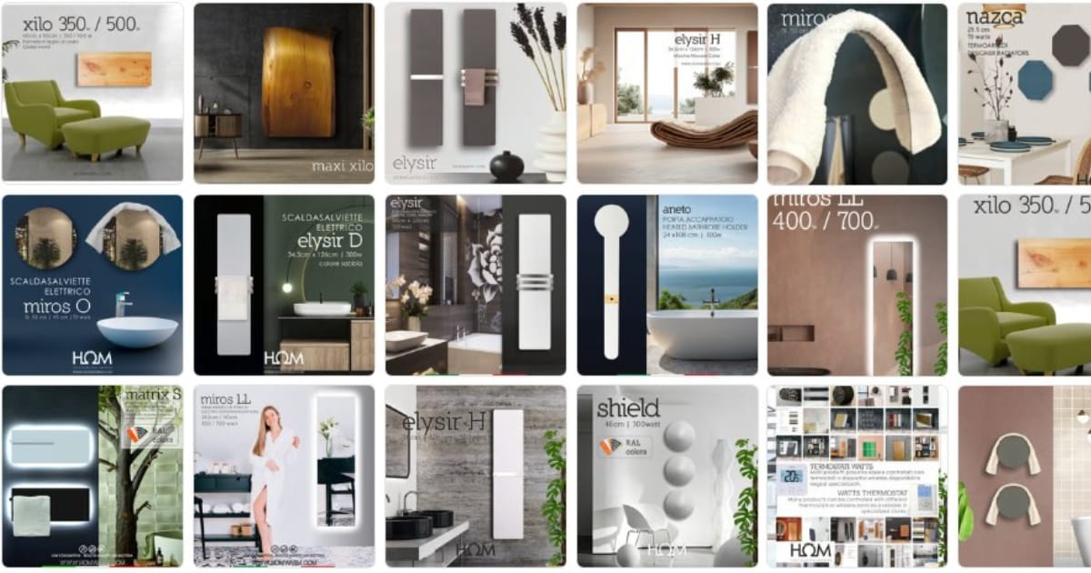 radiadores eléctricos de diseño HOM Made in Italy